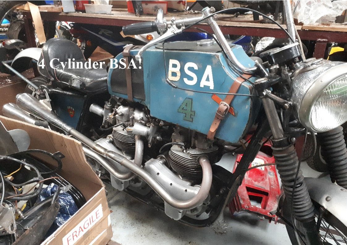 4 Cylinder BSA Motorcycle