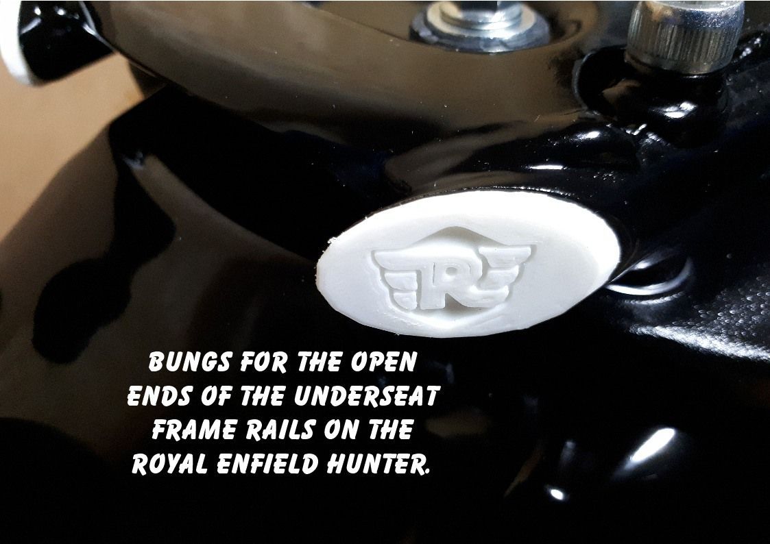 Royal Enfield 3D Printed Frame Bungs