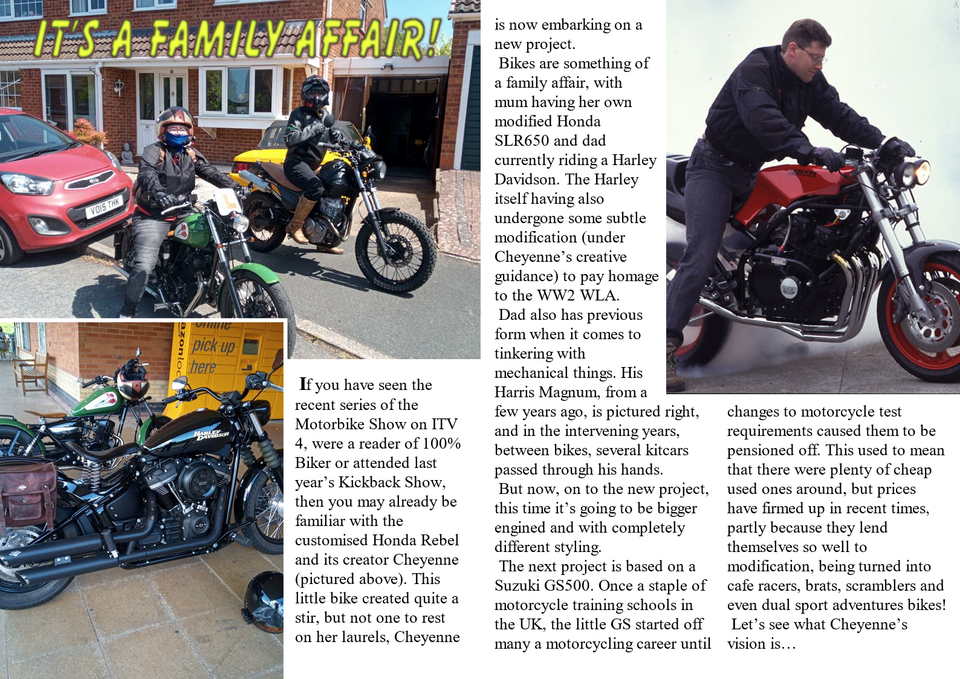 Offbeat Bikes Magazine Issue 18 Family Article