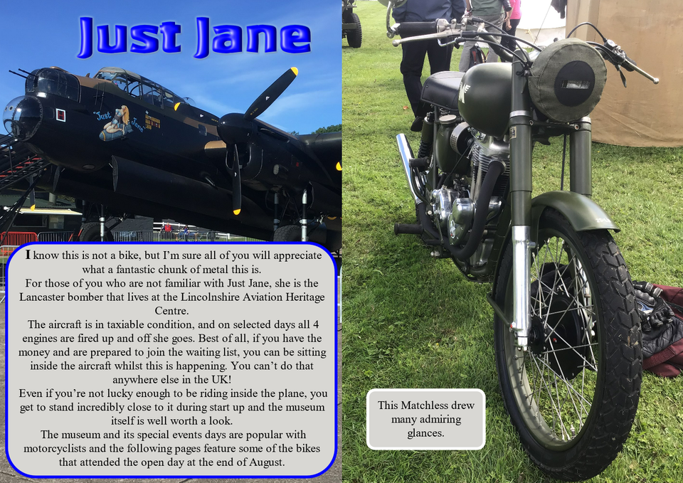 Offbeat Bikes Magazine Issue 18 Lancaster Bomber Just Jane