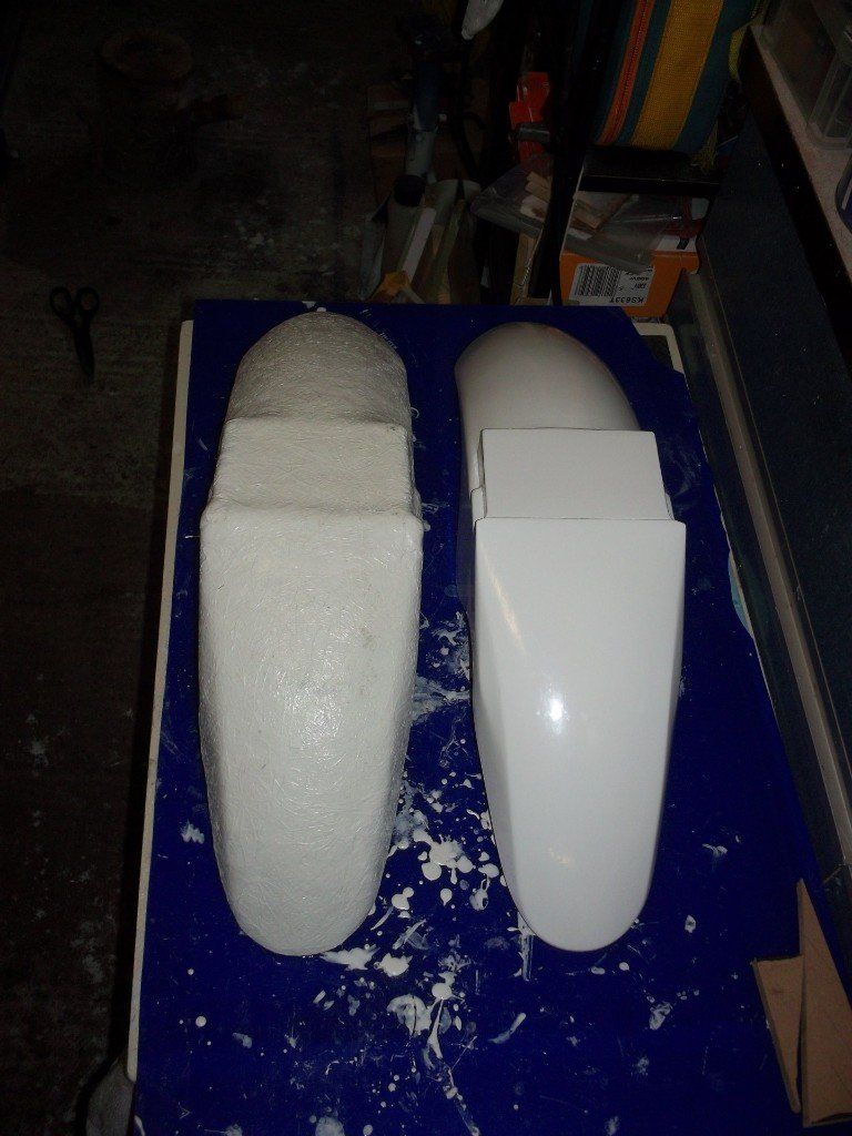 IBiiS GS500 mudguard mould and moulding