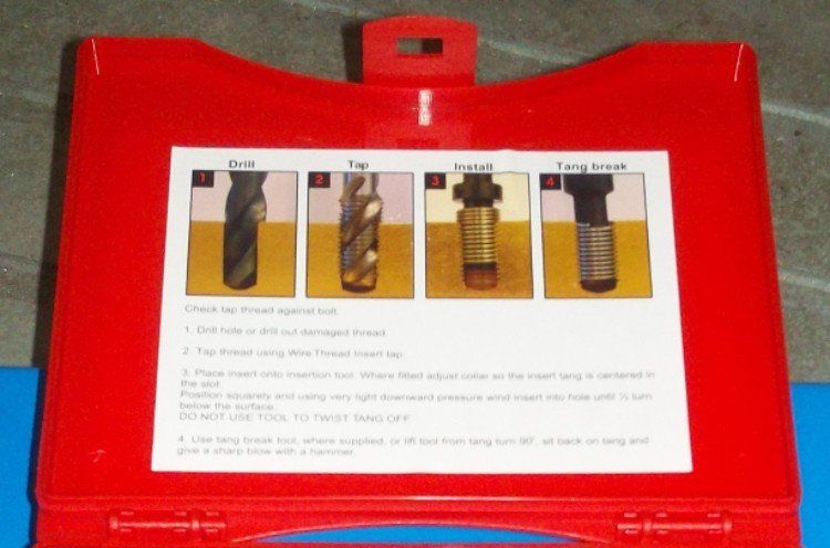 Thread repair kit instructions