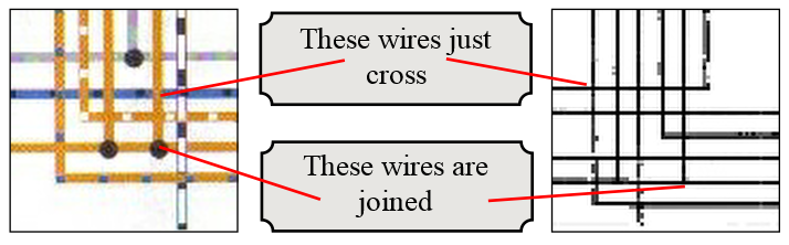 wiring diagrams - joining or crossing