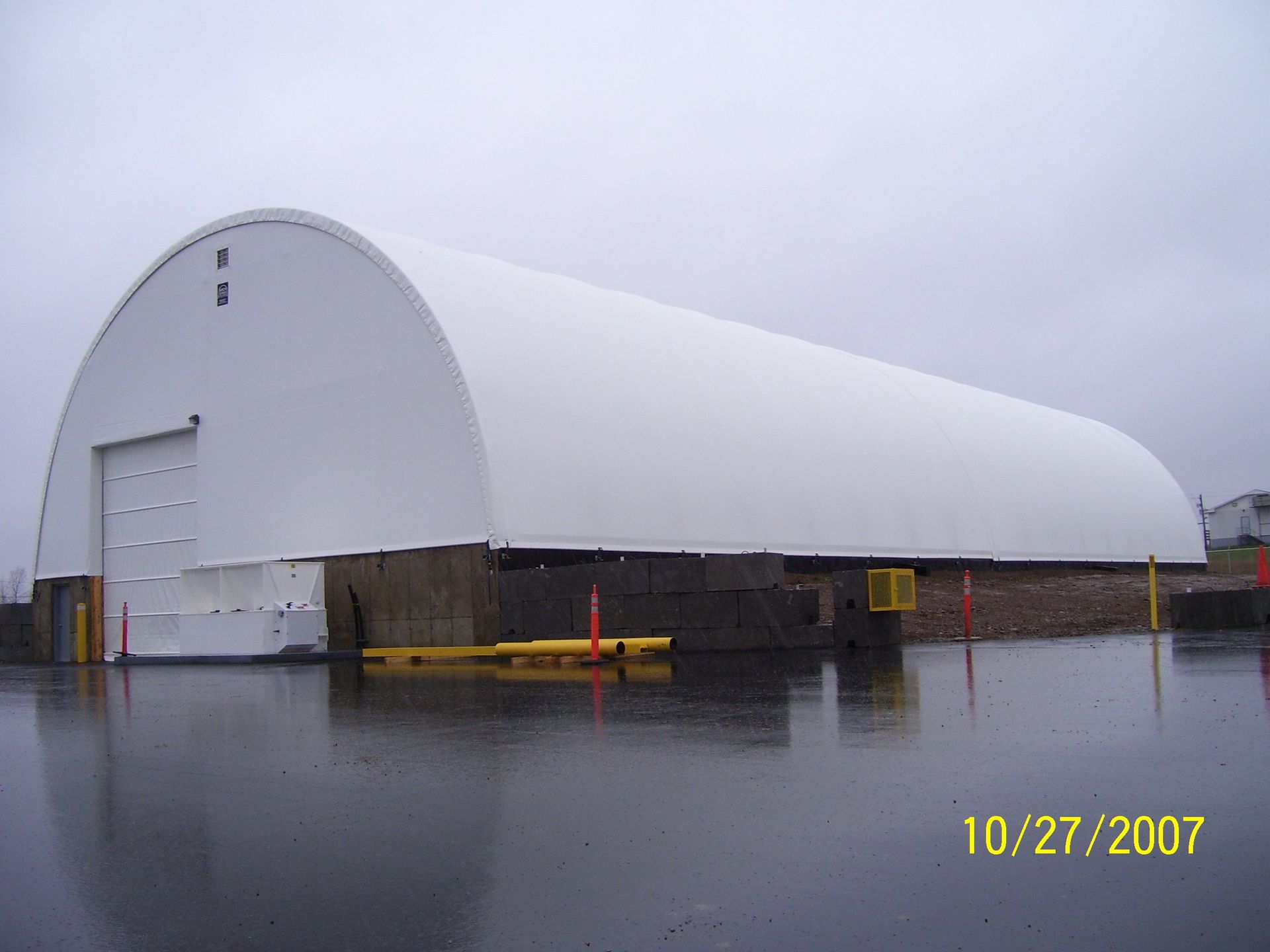 DOME BUILDINGS fabric buildings 60' x 160' manufacturing facility