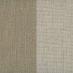 A close up of two different types of fabric.