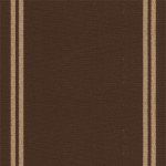 A close up of a brown and white striped fabric.