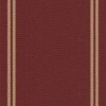 A close up of a red background with two brown stripes on it.