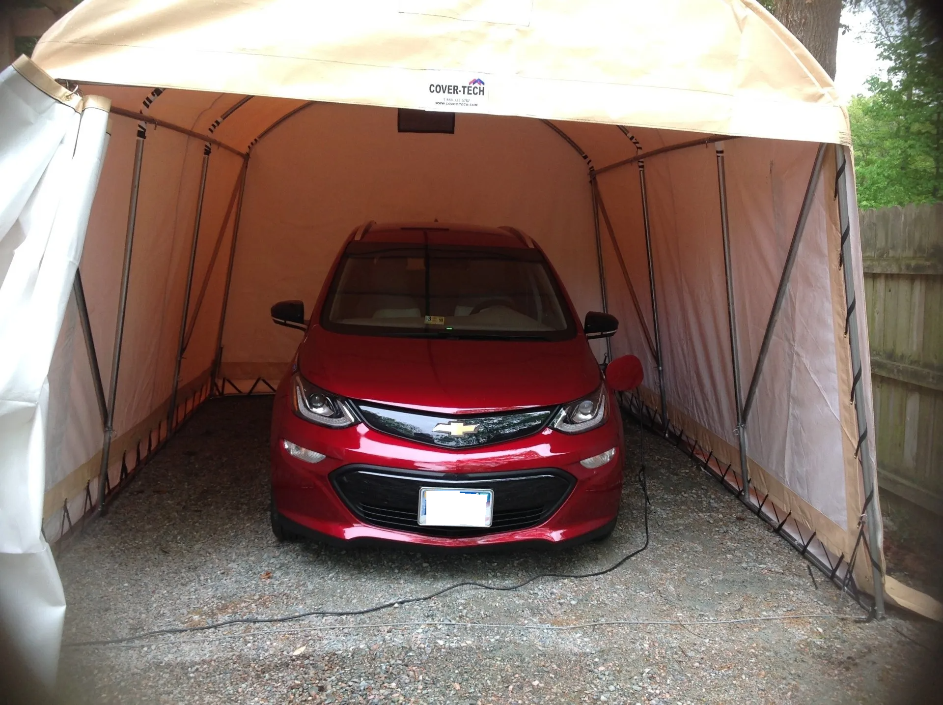 Nice reviews about cover-tech portable car shelters