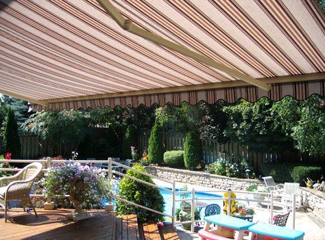 Cover-Tech Inc. Rolltec Retractable Awnings Residential Awnings Adalia Extreme On Sale