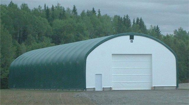 cover-tech inc. 42' x 140' trussed frame STRAIGHT WALL BUILDINGS