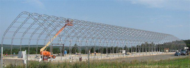 COVER-TECH INC. HIGHLY REINFORCED TRUSSED ARCH FABRIC STRUCTURE
