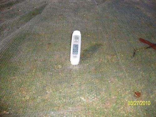 Soil Temperature Testing March 27, 2010 With our breathable greens turf cover