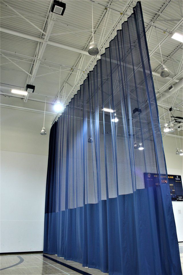 COVER-TECH INC. WALK DRAW GYM DIVIDER CURTAIN TOLL FREE 1-888-325-5757