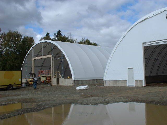 cover-tech inc. fabric buildings DOME BUILDINGS for grain storage