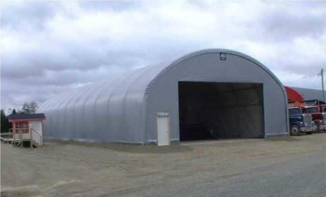 cover-tech inc. 52' x 120' trussed frame STRAIGHT WALL FABRIC BUILDINGS