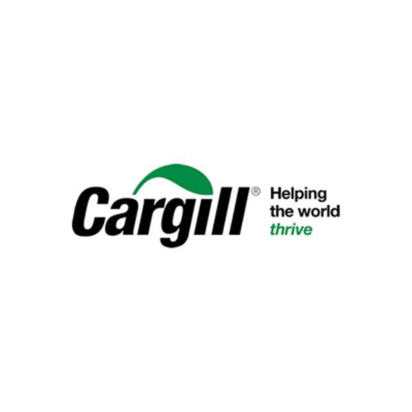 A logo for cargill helping the world thrive