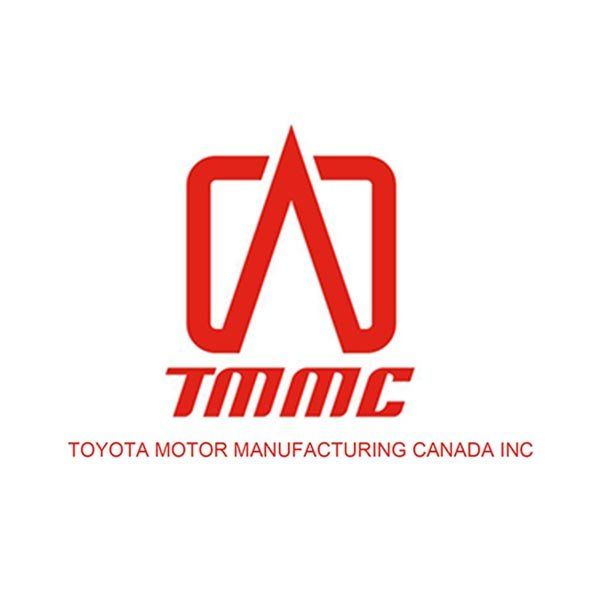 A logo for toyota motor manufacturing canada inc