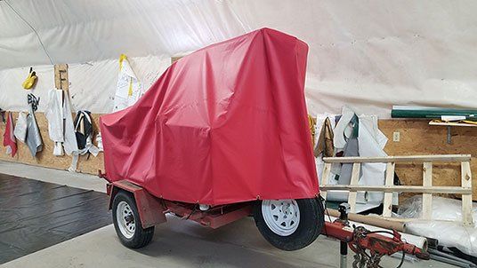 Cover-Tech Inc. Custom Wood Splitter Cover and Equipment tarps 1-888-325-5757 Cover Tech