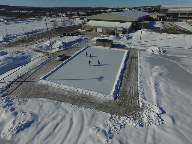 COVER-TECH | Skating Rink Liners | Backyard Ice Rinks
