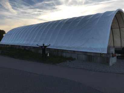 Cover-Tech reviews - replacement cover on fabric building