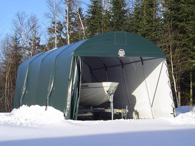 COVER-TECH INC. ONE CAR OR SINGLE CAR PORTABLE GARAGE FOR BOAT SHELTERS TOLL FREE: 1 888 325-5757