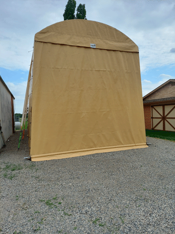 Cover-Tech reviews - replacement cover on fabric building
