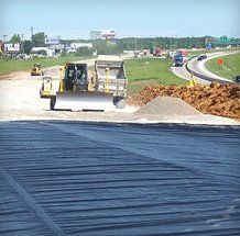 Construction geomembrane for ponds and road liners