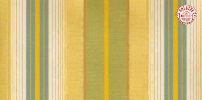 A close up of a yellow and green striped fabric.