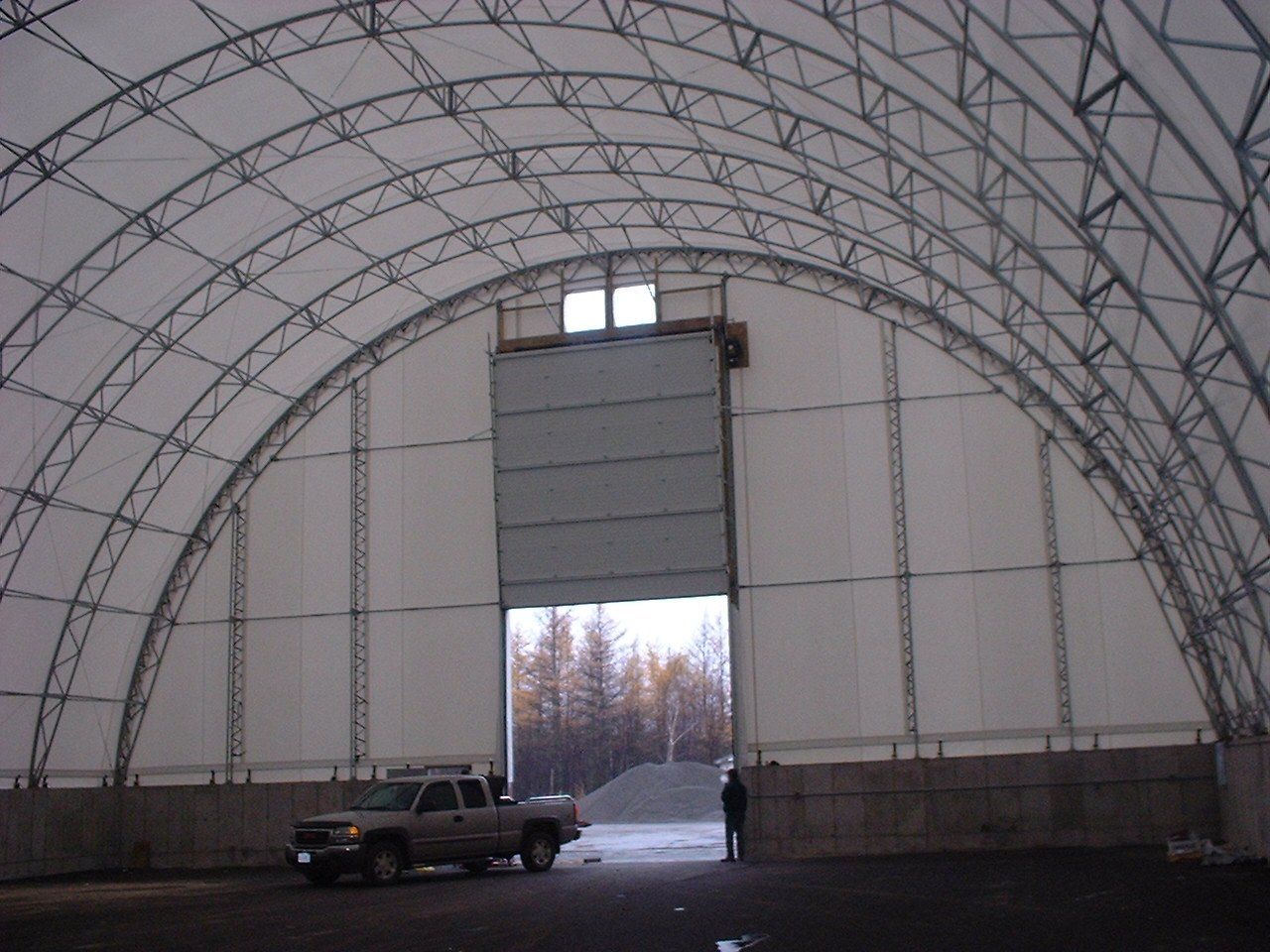 DOME BUILDINGS fabric buildings 80' x 120' warehouse