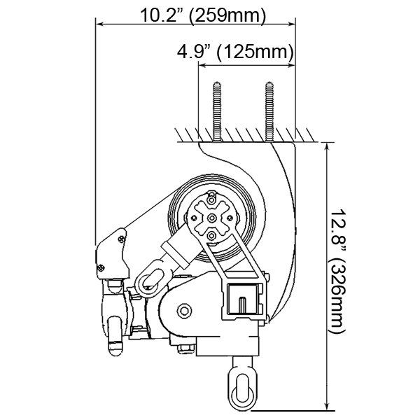 ADALIA X3M PLUS™ installation under overhang
