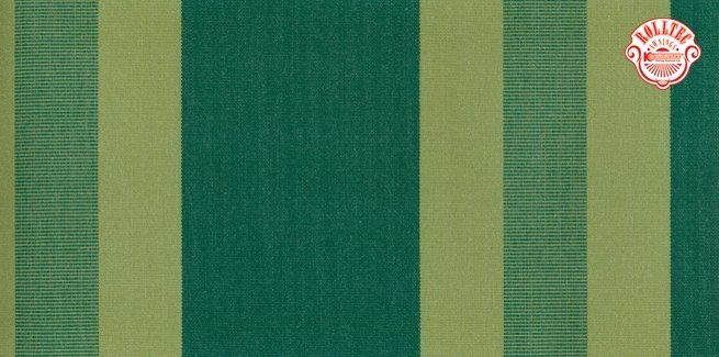 A close up of a green and yellow striped fabric.