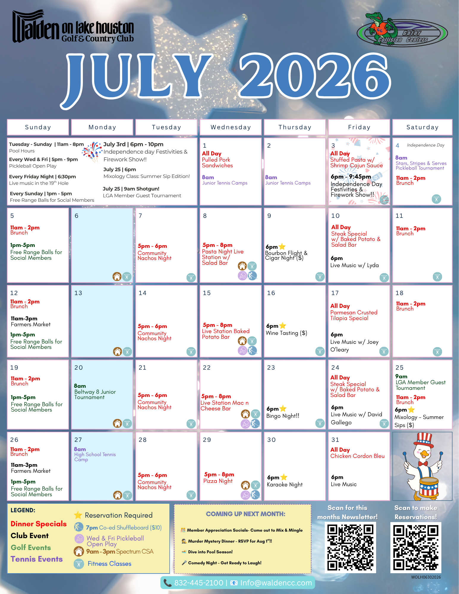 May Calendar of Events!