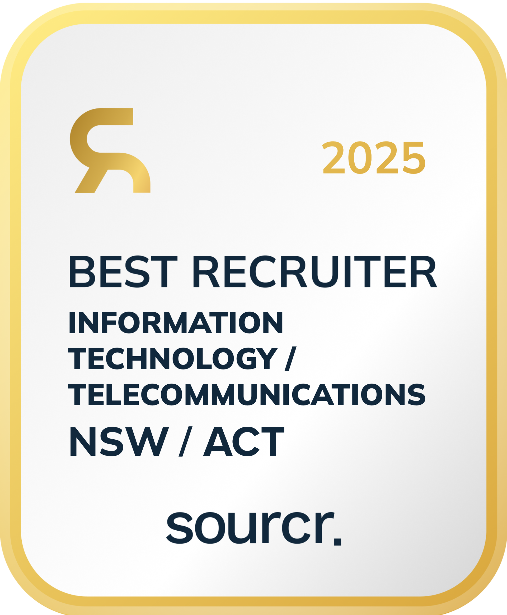 Best Recruiter IT/Tech NSW/ACT 2025