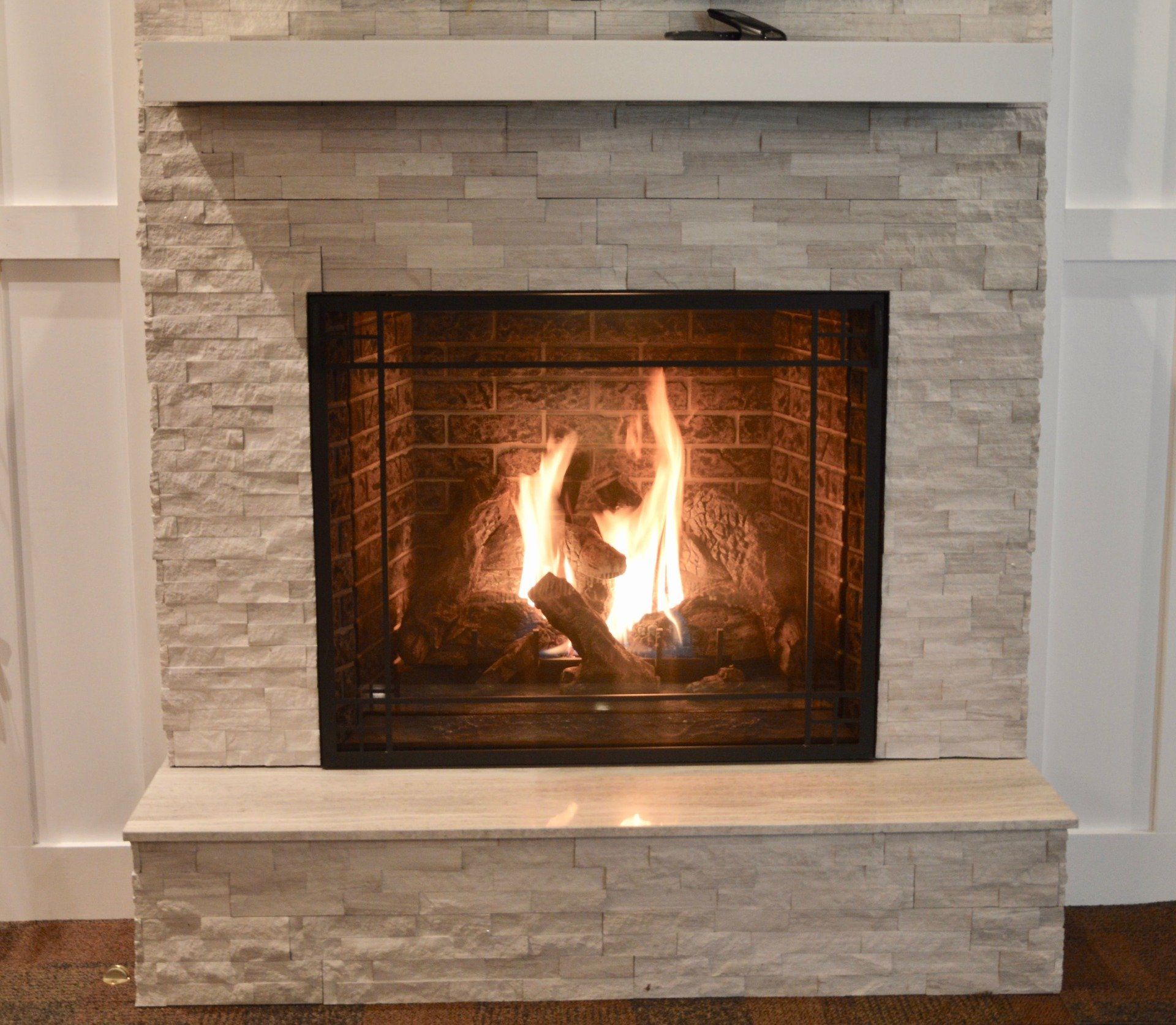 Beautiful Fireplace with Fireplace Mantel in Schenectady, NY
