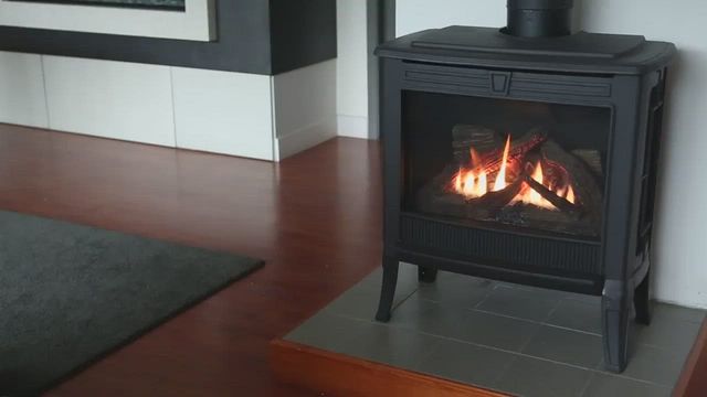 Oakport 18, Direct Vent Gas Fireplace Free-Standing Stove