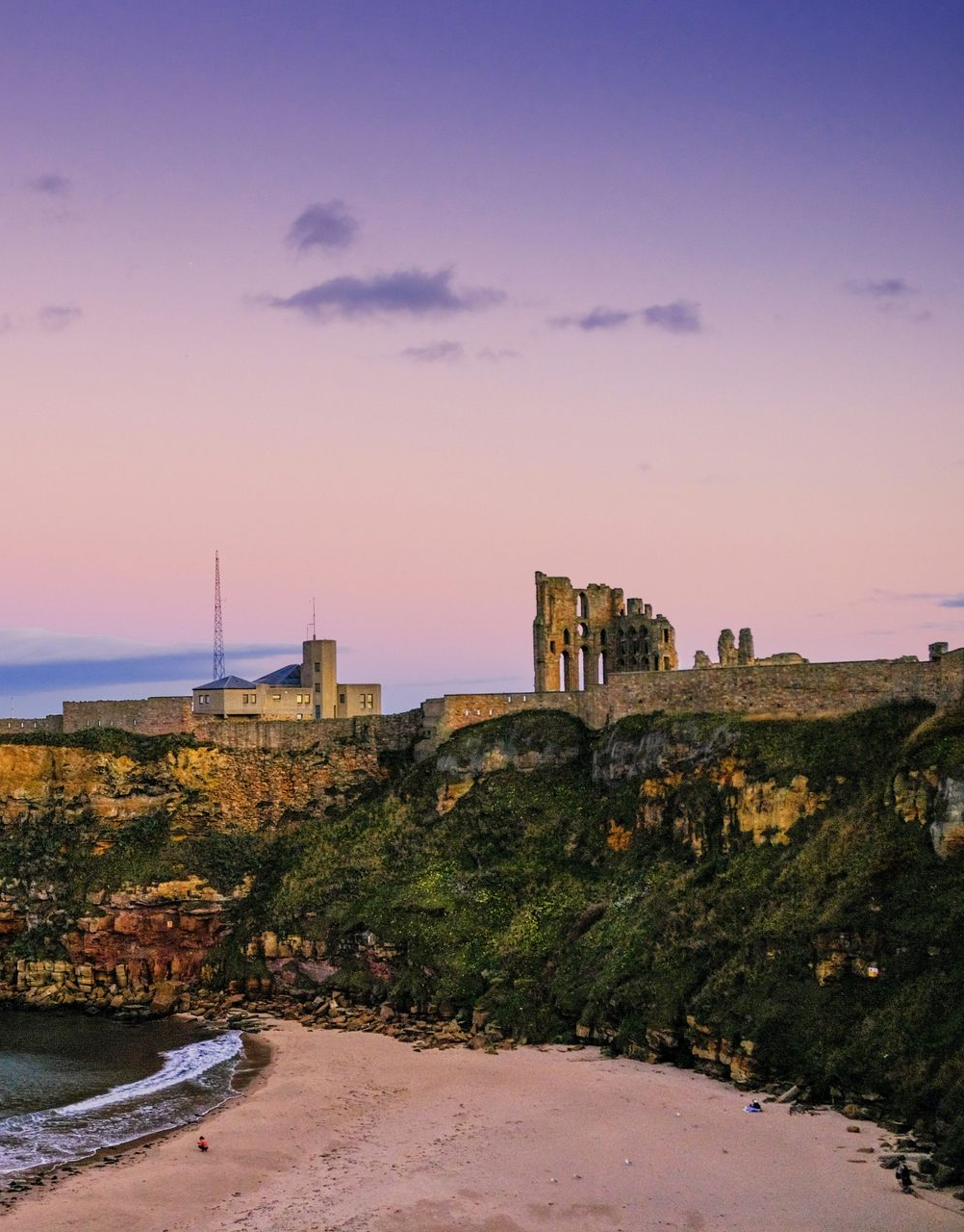 Sunset over Priory Castle