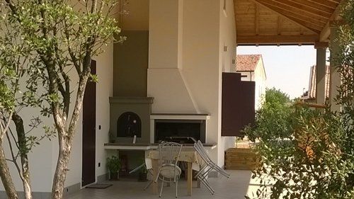 forno esterno per barbecue e cottura della pizza