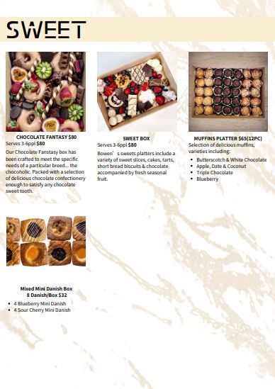 There are three different types of sweets on this page.