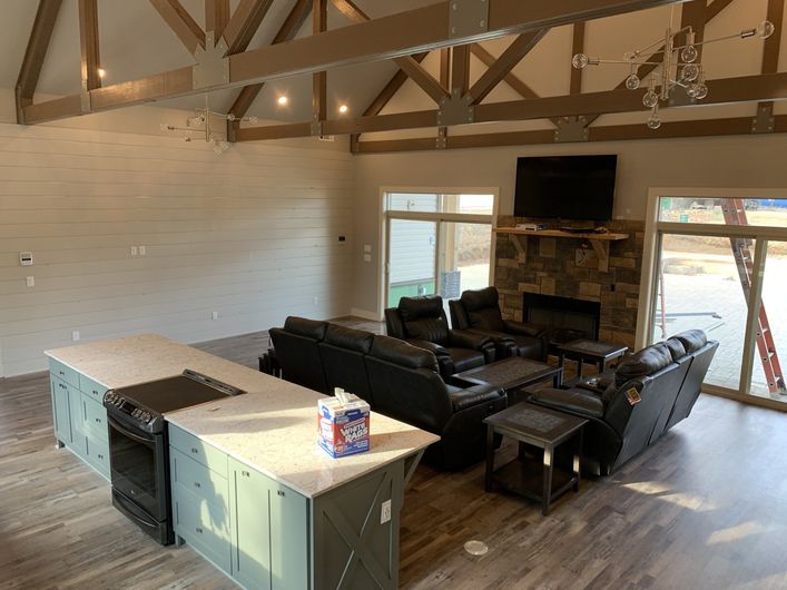 Custom Built Living Room