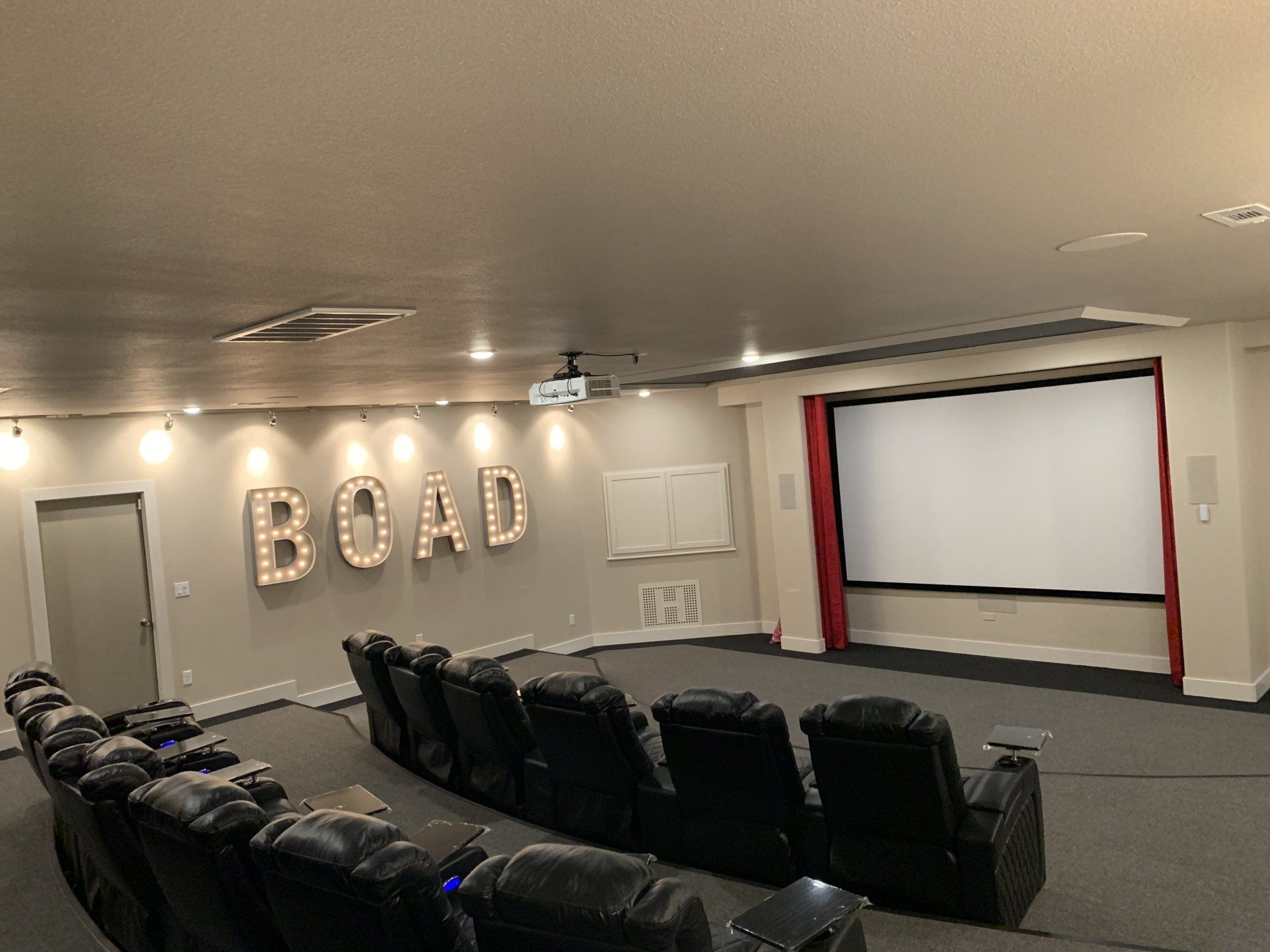 Custom Built Theater Room