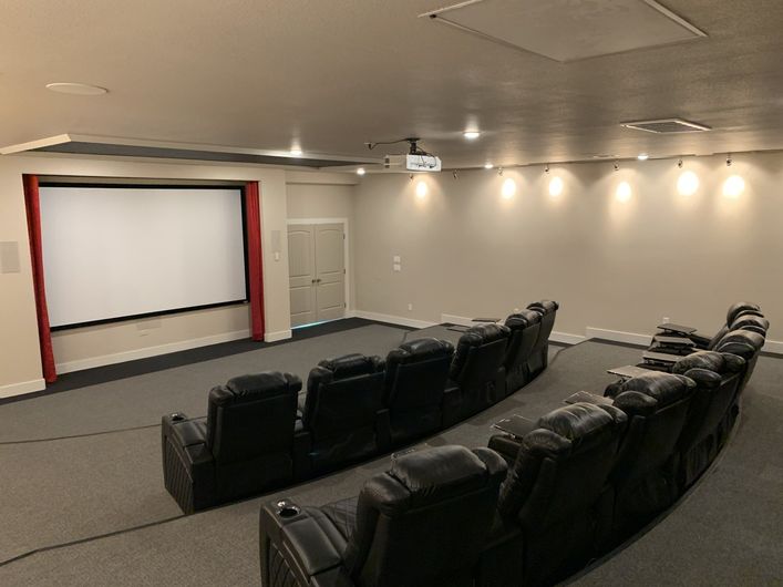 Custom Built Theater Room