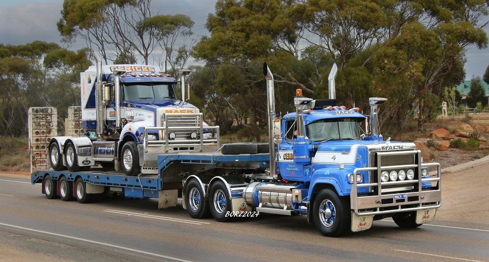 Two Semi Trucks — Naracoorte, SA — Gerickle Bulk Handling & Logistics