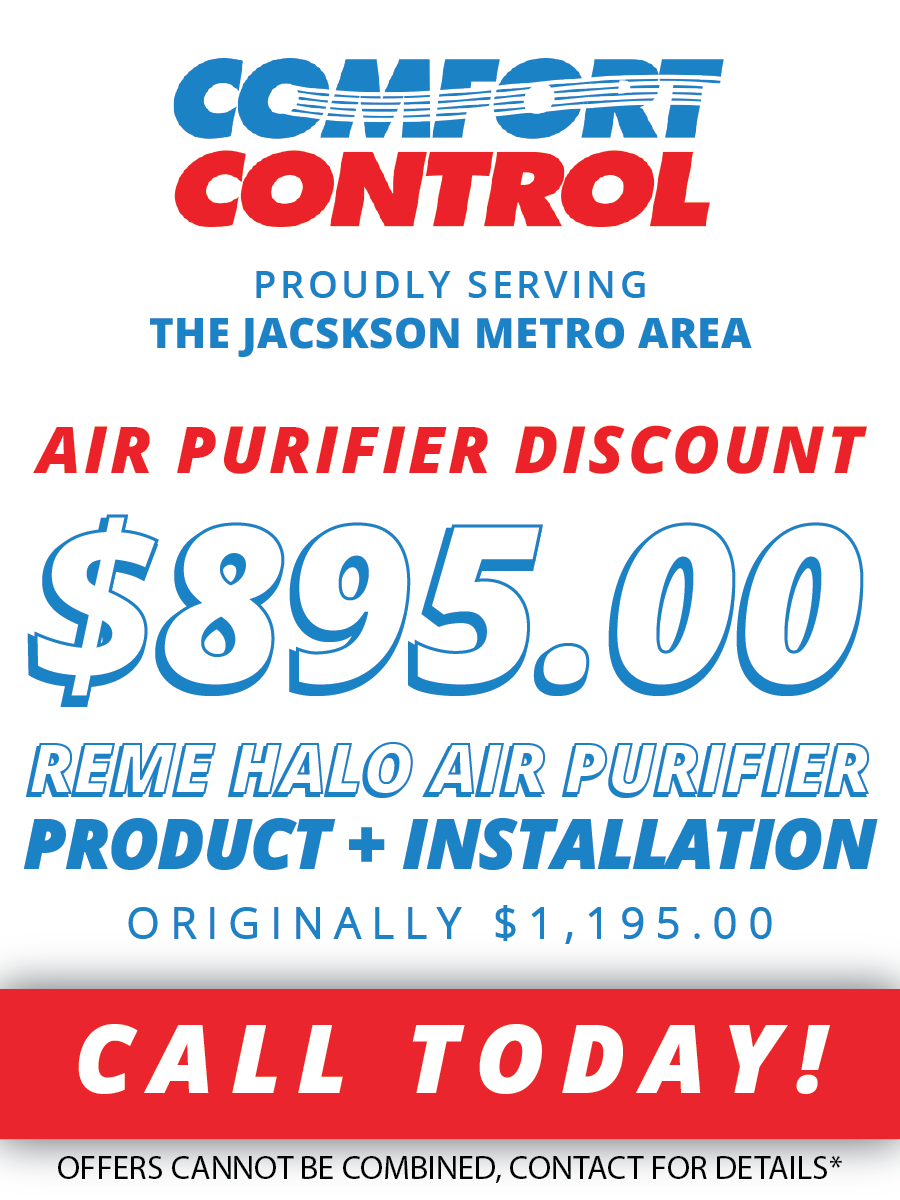 Comfort control is proudly serving the jackson metro area