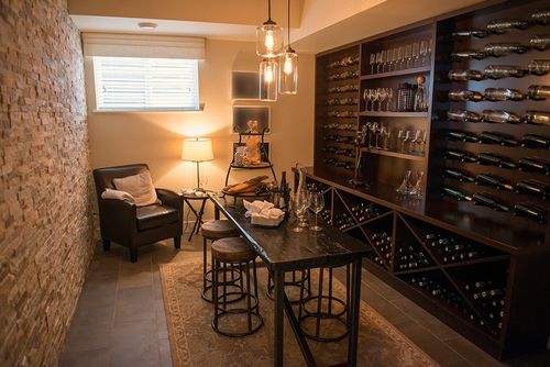 Basement with Wine Cellar — Madison, VA — Absolute Improvements
