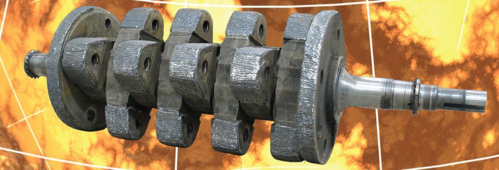 crusher rotor rebuilds, hardfacing and wear components