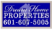 Blue business card for Desert Home Properties with phone number 801-607-5005