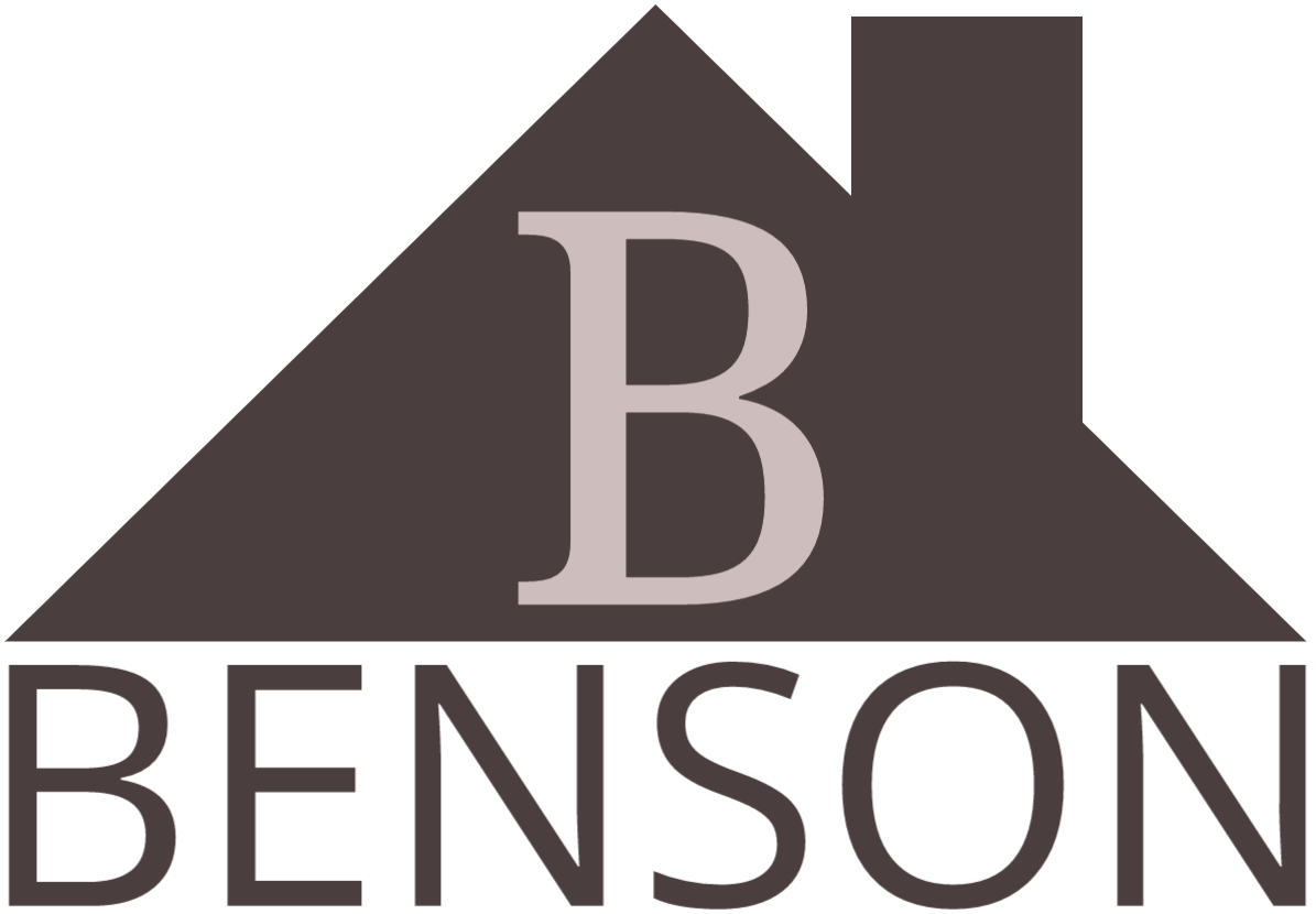 Benson logo white