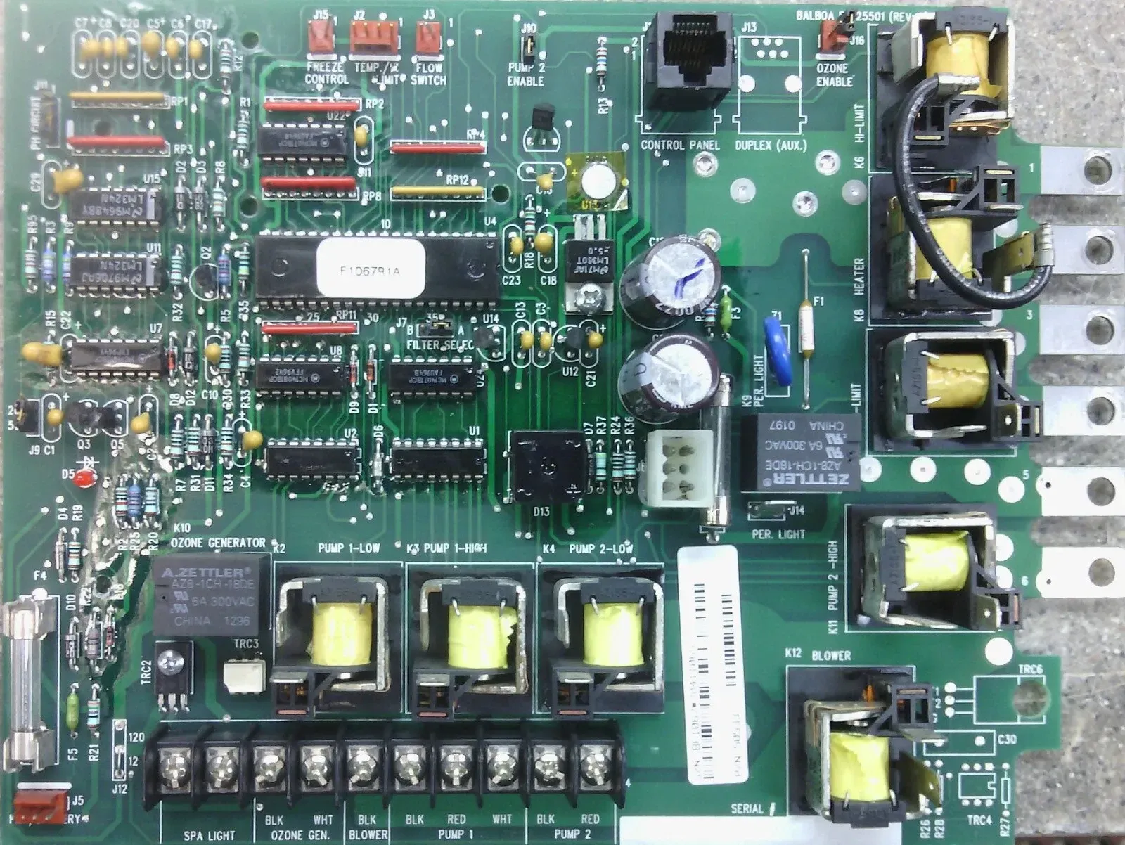 BALBOA CIRCUIT BOARD 50533 F1067R1A