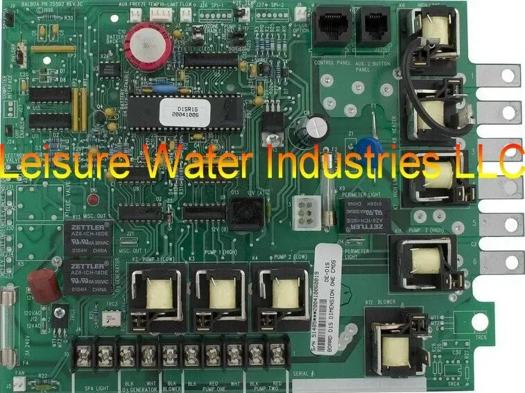 Balboa D1DR2A Spa Circuit Board 51522