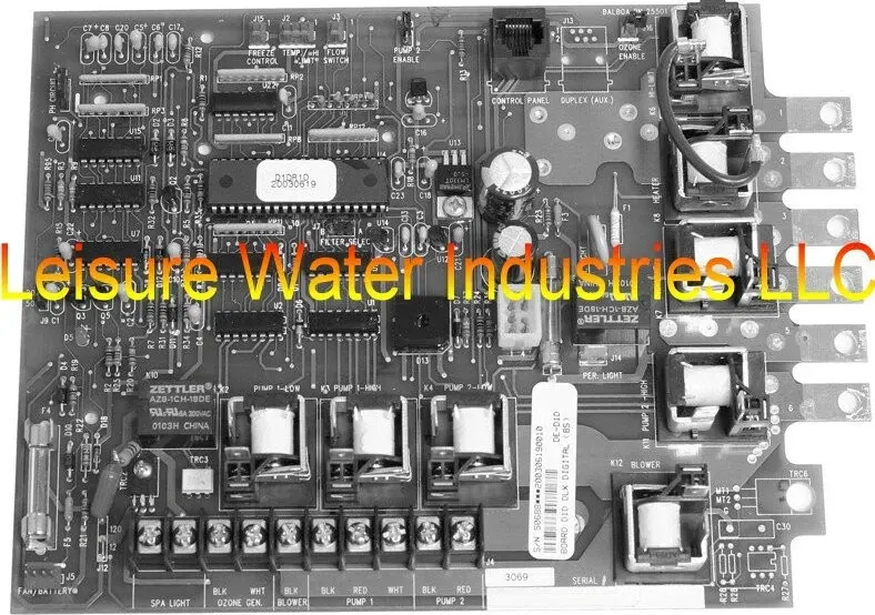 DIMENSION ONE SPAS D1DR1G CIRCUIT BOARD BALBOA P/N 51522